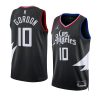 men eric gordon black statement edition clippersjersey