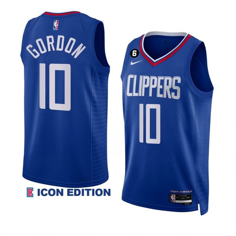 men eric gordon blue icon edition clippersjersey