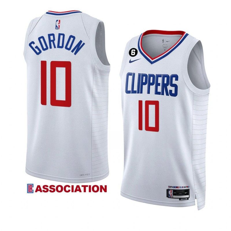 men eric gordon white association edition clippersjersey