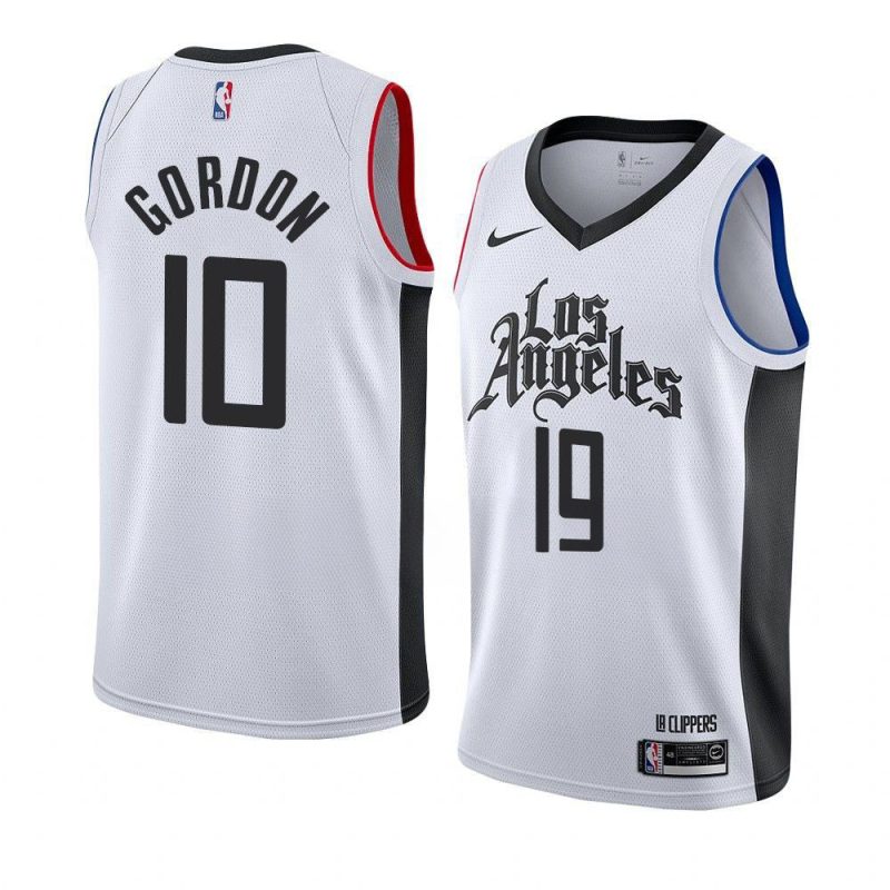 men eric gordon white city edition clippersjersey