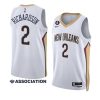 men josh richardson white association edition pelicansjers