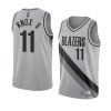 men kevin knox ii grey earned edition blazersjersey