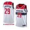 men quenton jackson white association edition wizardsjerse