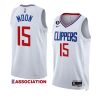 men xavier moon white classic edition clippersjersey