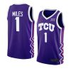 mike miles jersey away basketball purple 2022 23