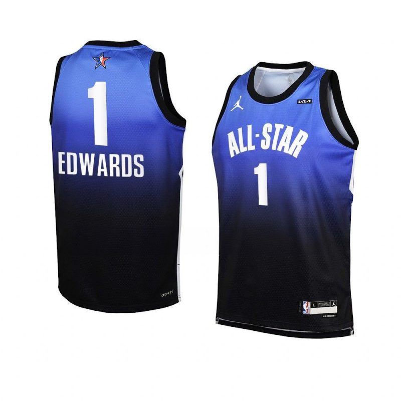 minnesota timberwolves anthony edwards blue 2023 nba yythk