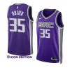 p.j. dozier kingsjersey 2022 23icon edition purpleswingman