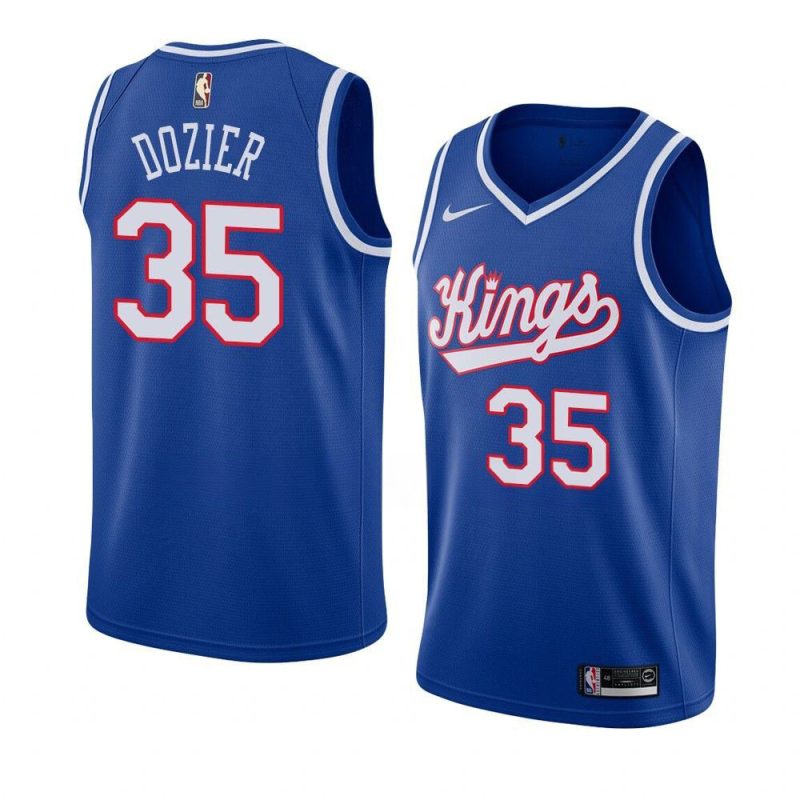 p.j. dozier kingsjersey classic edition blueswingman