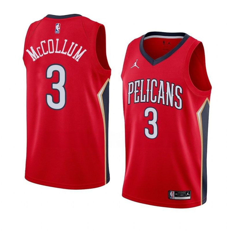 pelicans c.j. mccollum red 2022 23statement edition yythkg