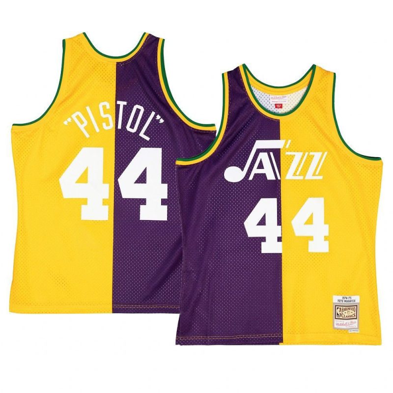 pete maravich jersey hardwood classics 1974 75 purp 1