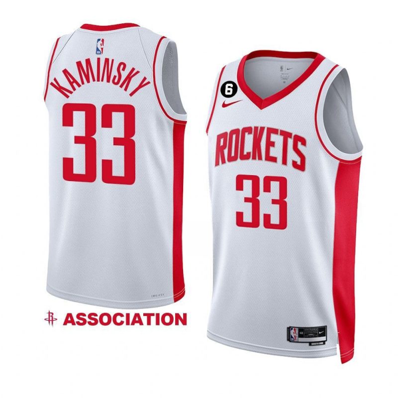 rockets frank kaminsky white 2022 23association edition yy