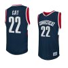 rudy gay alumni jersey retro basketball navy