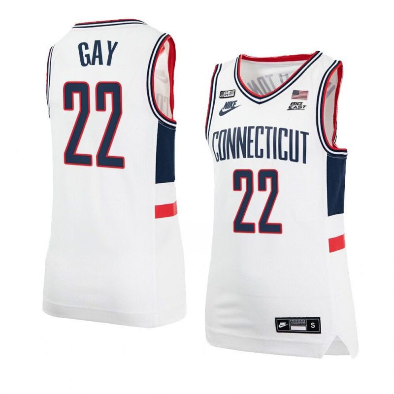 rudy gay jersey alumni basketball white