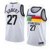 rudy gobert timberwolvesjersey 2022 23city edition whitesw