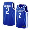 sahvir wheeler elite basketball jersey away blue 20