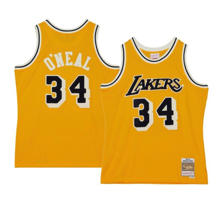 shaquille o neal hardwood classics 1996 97 jersey o