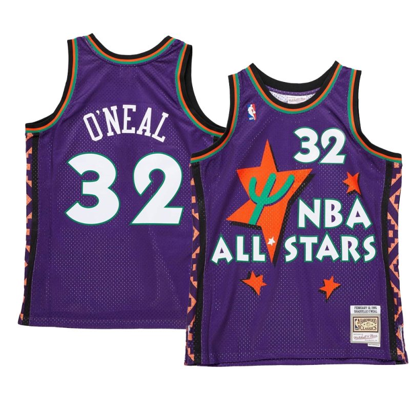 shaquille o neal jersey hardwood classics purple east