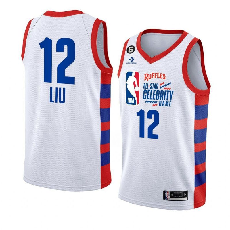 simu liu 2023 all star celebrity game jersey yythkg