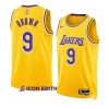 sterling brown lakersjersey icon edition goldswingman