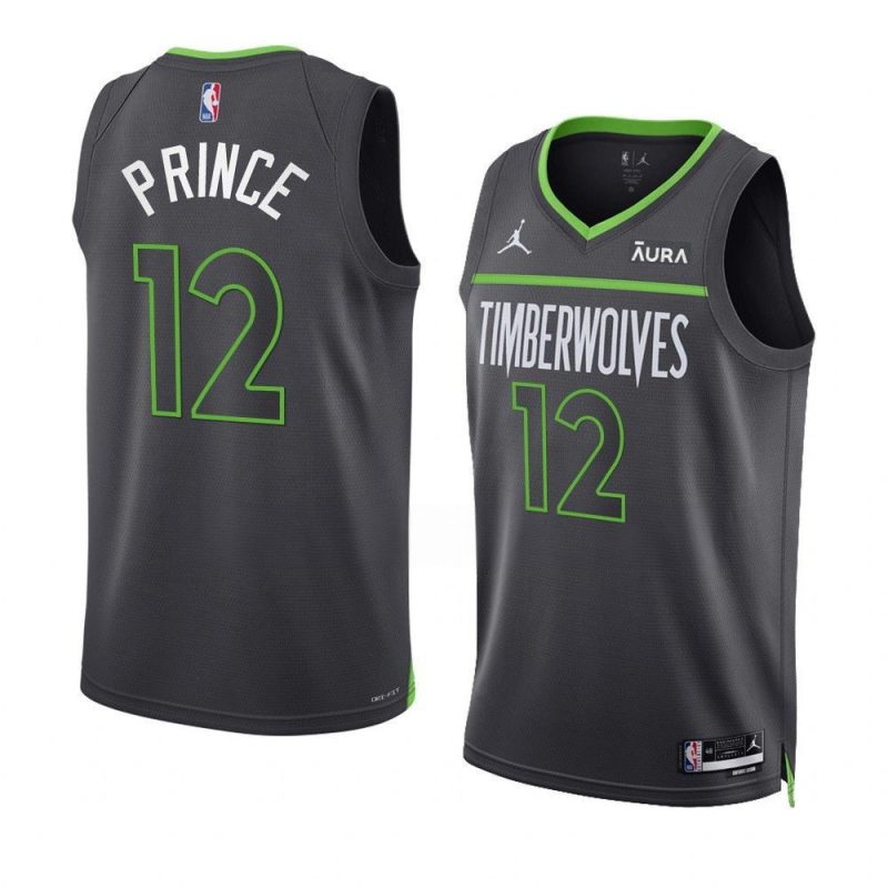 taurean prince timberwolvesjersey 2022 23statement edition yythkg