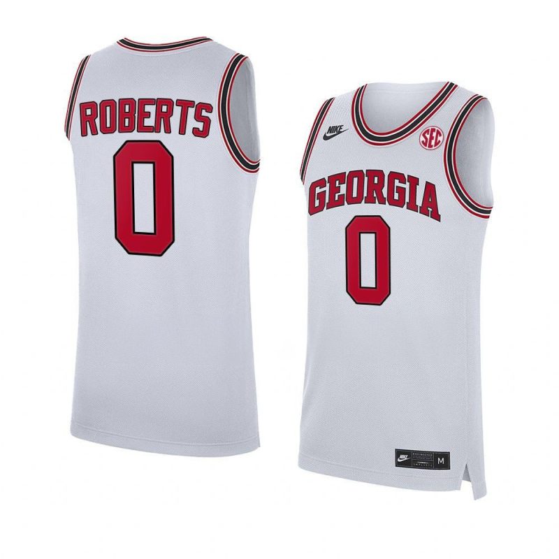 terry roberts replica jersey home basketball white