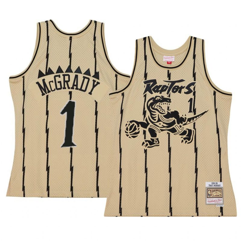 tracy mcgrady swingman jersey hardwood classics khaki yyth