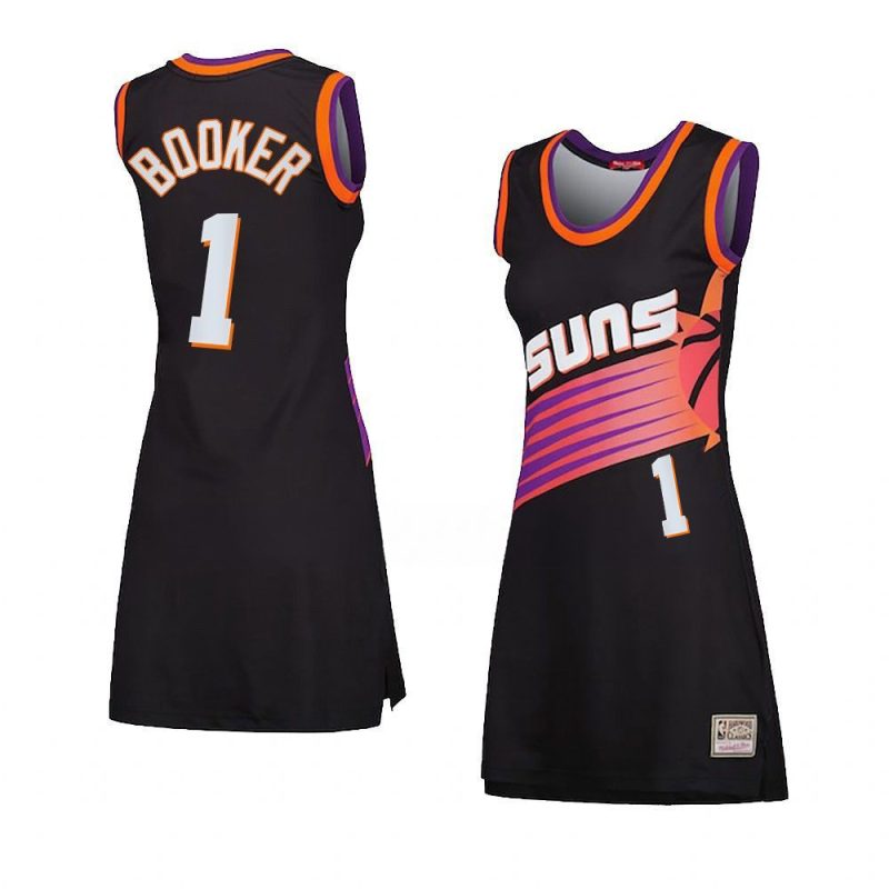 women devin booker black hardwood classics sunsjersey