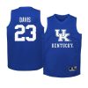 youth anthony davis kentucky wildcats blue alumni b