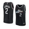 youth kawhi leonard clippers black fastbreak jersey